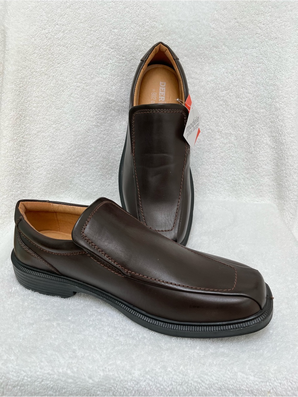 Deer Stags 902 Men's Dark Brown Slip-On Loafers Size 10.5 Wide New With Tag